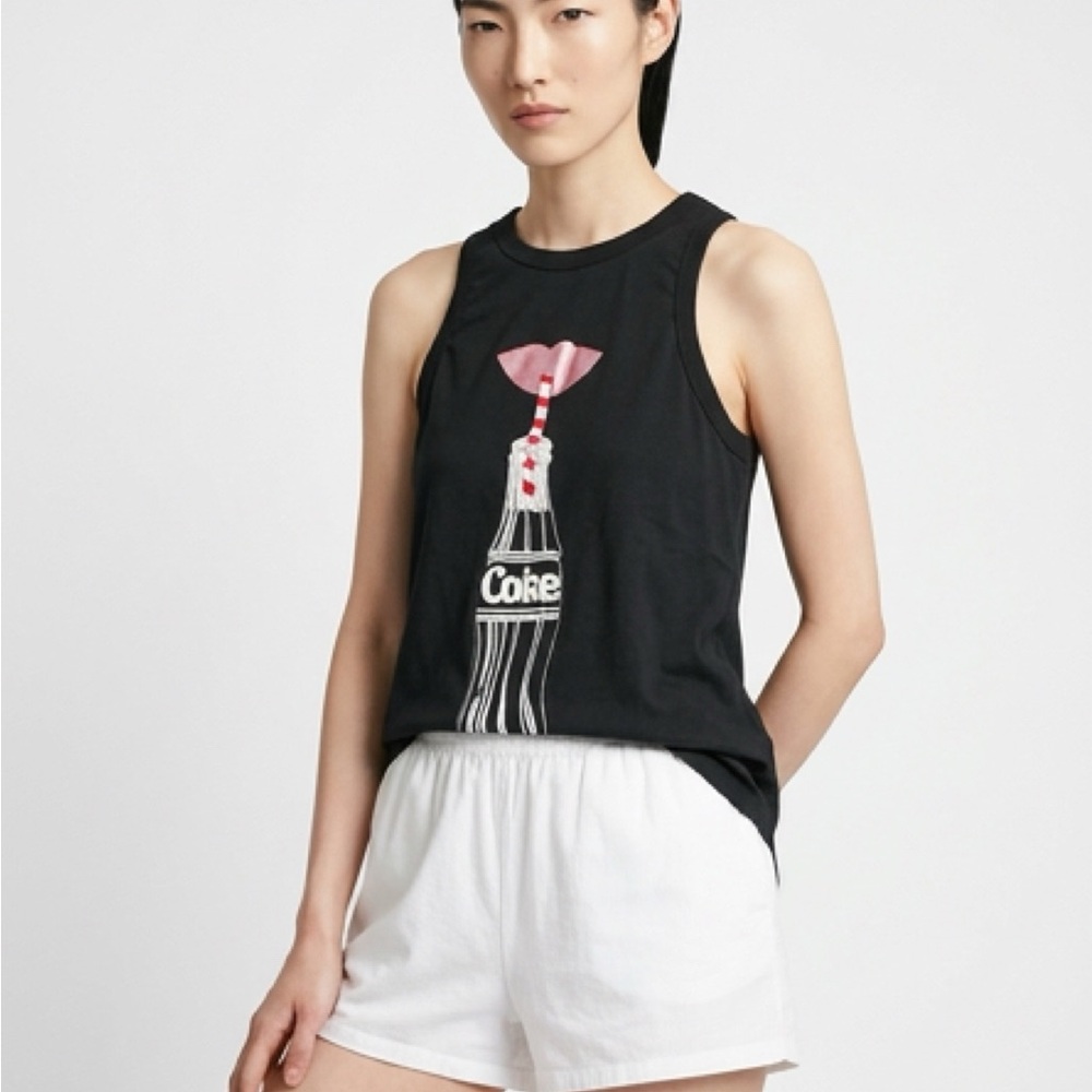Coca Cola Black Tank Top with Red and White Graphic - Picture 4 of 5